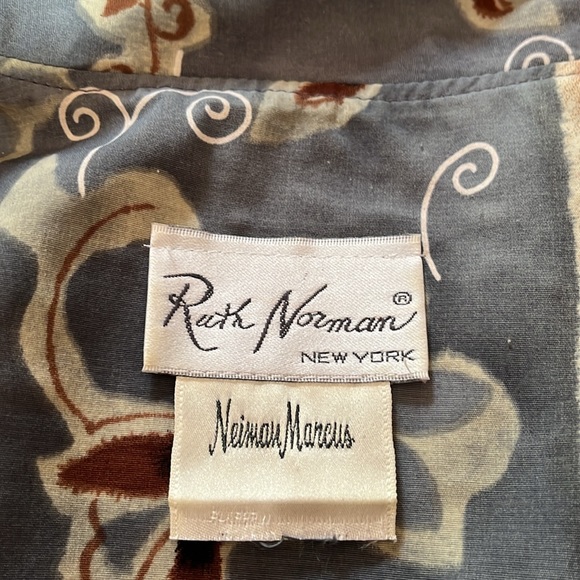 Ruth Norman for Neiman Marcus Maxi Dress Robe Caftan Lounger - Picture 13 of 15